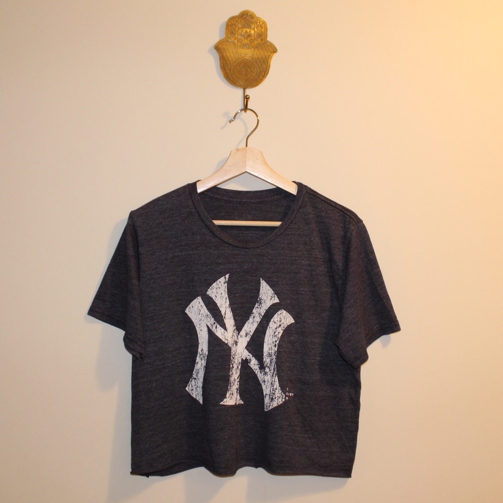 NY yankees crop top